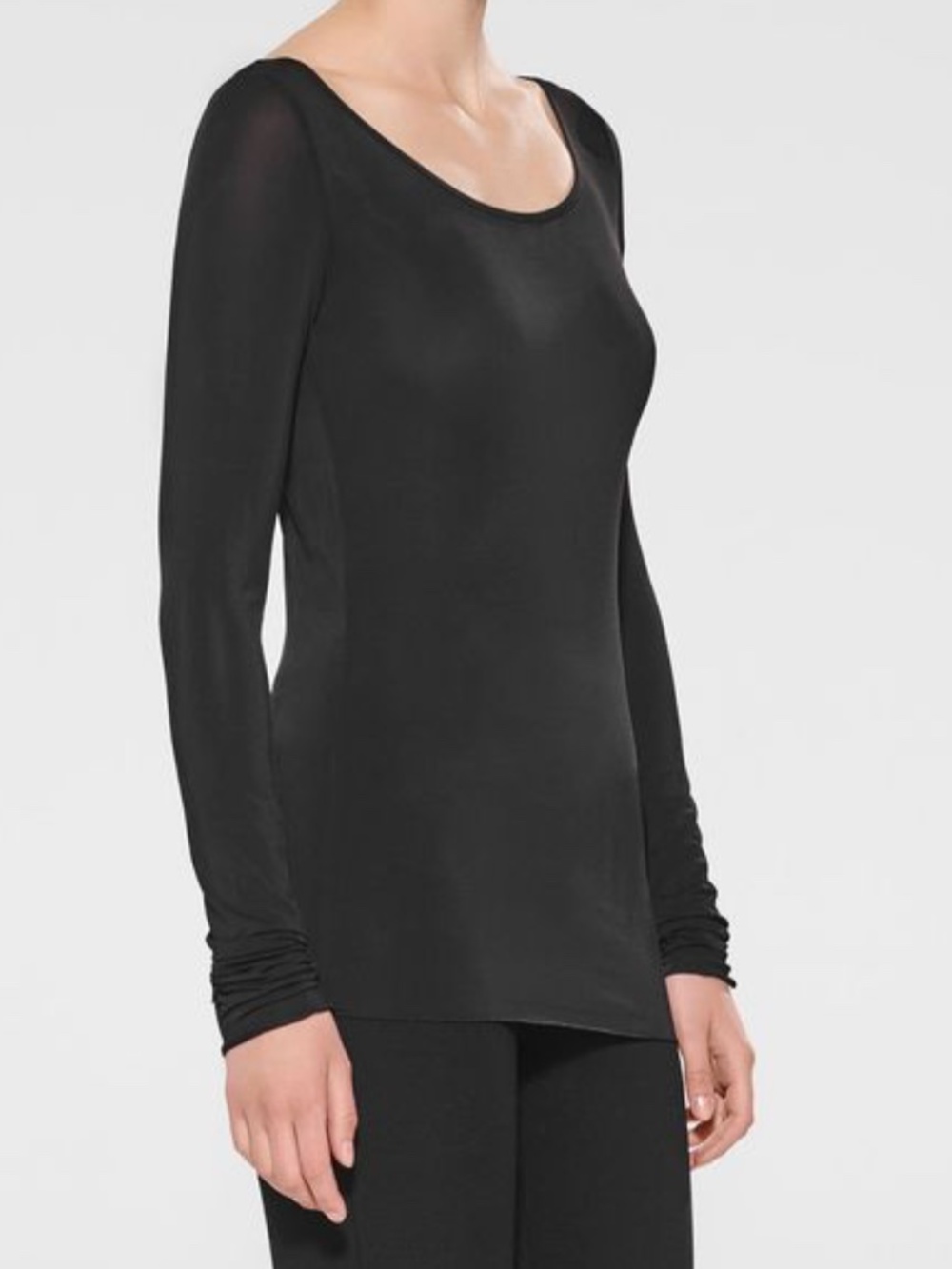 Sarah Pacini Semi-Translucent Top